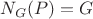 $N_G(P)=G$