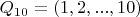 $Q_{10}=(1,2,...,10)$