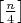 $\left[\frac{n}4\right]$