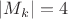 $|M_k|=4$