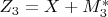 $Z_3=X+M^*_3$