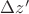 $\Delta z'$