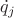 $\dot{q}_j$