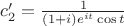 $c_2'=\frac{1}{(1+i)e^{it}\cos t}$