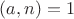 $(a,n)=1$