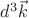 $d^3\vec{k}$