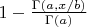 $1-\frac{\Gamma(a,x/b)}{\Gamma(a)}$