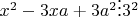 $x^2-3xa+3a^2\vdots 3^2$