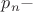 $p_n-$