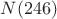 $N(246)$