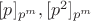 $[p]_{p^m}, [p^2]_{p^m}$
