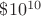 $\$10^{10}$