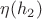 $\eta(h_2)$