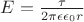 $E=\frac{\tau}{2\pi\epsilon\epsilon_0r}$