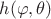 $h(\varphi,\theta)$