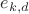 $e_{k,d}$
