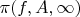 $\pi(f,A,\infty)$