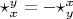 $\star_x^y = -\star_y^x$