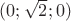 $(0;\sqrt{2};0)$