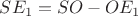 $SE_1=SO-OE_1$