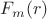 $F_m(r)$
