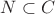 $N\subset C$