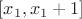 $[x_1,x_1+1]$