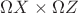 $\Omega X\times \Omega Z$ $\Omega X\times \Omega Z$