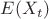 $E(X_{t})$