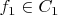 $f_1\in C_1$