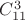 $C_{11}^3$