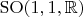 $\mathrm{SO}(1,1,\mathbb R)$