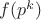 $ f(p^k) $