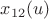 $x_{12}(u)$