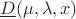 $\underline D(\mu,\lambda,x)$