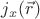 $j_x(\vec r)$