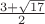 $\frac{3+\sqrt{17}}{2}$