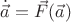 $ \dot{\vec{a}}=\vec{F}(\vec{a})$