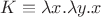 $K\equiv\lambda x.\lambda y.x$