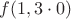 $f(1,3\cdot 0)$