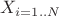 $X_{i=1..N}$