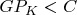 $GP_{K}<C$