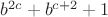 $b^{2c}+b^{c+2}+1$