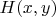 $H(x,y)$