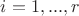 $i=1,...,r$