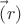 $\vec(r)$ $\vec(r)$