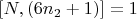 $[N, (6n_2 +1)] = 1$