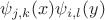 $\psi_{j,k}(x)\psi_{i,l}(y)$