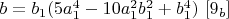 $b=b_1(5a_1^4-10a_1^2b_1^2+b_1^4)$   $[9_b]$