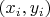 \left(x_i,y_i\right)